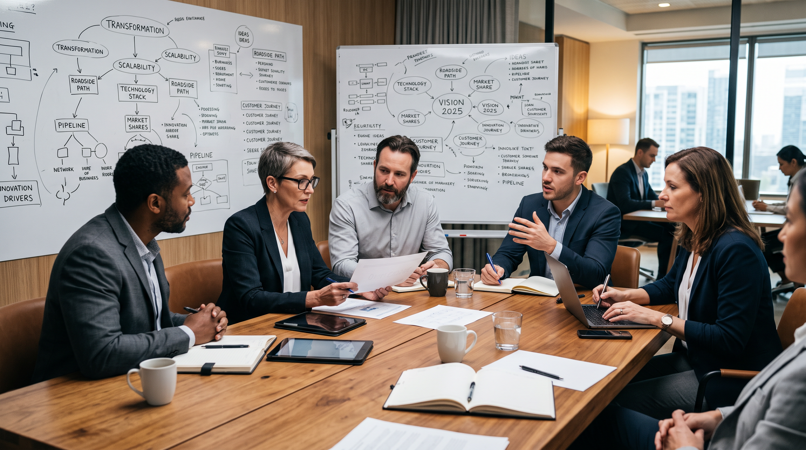 Business innovation generated from operational conversations